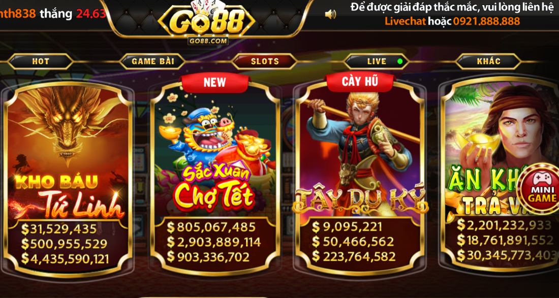 Quan sát các sảnh slot game để chọn lựa phòng chơi có tỷ lệ trúng cao nhất