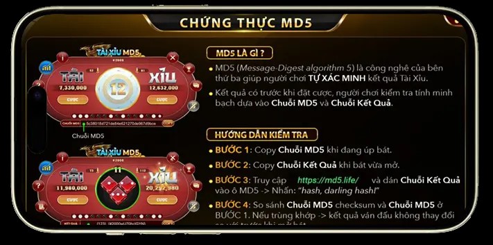 Tài xỉu MD5 Go88 là gì?